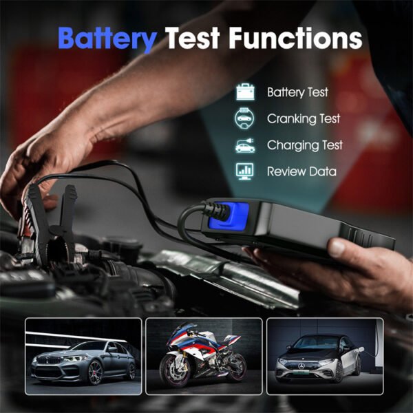 Autophix OM129 PRO 2 IN 1 Car OBDII Scanner Battery Tester Code Reader 6/12V Car Battery Cranking Charging Test Auto Scan Tools - Image 3