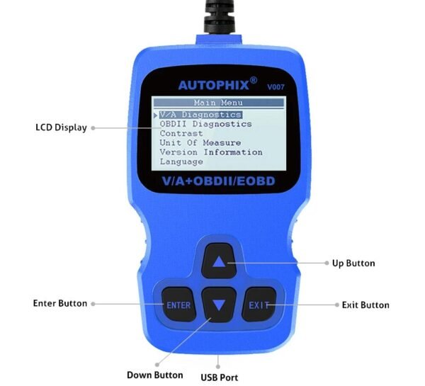 Autophix V007 OBD2 Scanner Car Diagnostic Tool for Volkswagen VW Audi Skoda Seat - Image 3