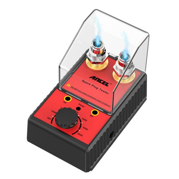ANCEL Car Spark Plug Tester Ignition System Tester 220V 110V Double Hole Simultaneous Testing