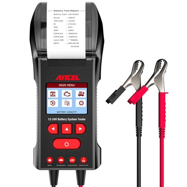 ANCEL BST600 Car Battery Detector 12V/24V Battery Data Analyzer Battery System Tester