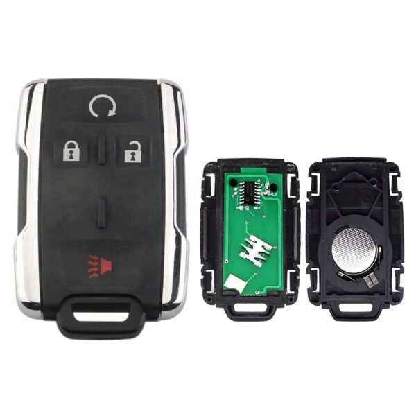 4 Buttons 315Mhz Remote Car Key M3N32337100 For Chevrolet Silverado 1500 2500 3500 2014 2015 2016 2017 2018