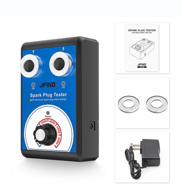 JFIND JF109 Car Spark Plug Tester Double Hole Burner Ignition System Detector - Image 5