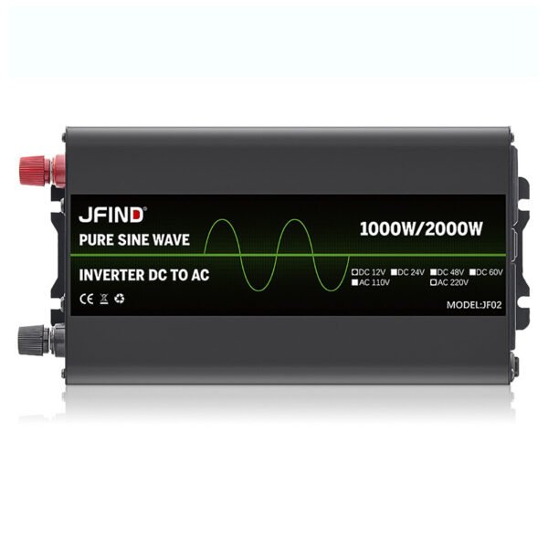 Universal Single/Double Plug 1000W Pure Sine Wave Inverter DC to AC 12V to 220V High Power Converter - Image 4