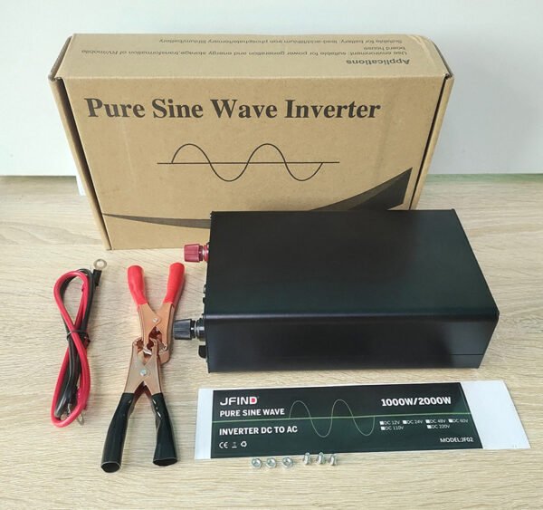 Universal Single/Double Plug 1000W Pure Sine Wave Inverter DC to AC 12V to 220V High Power Converter - Image 11