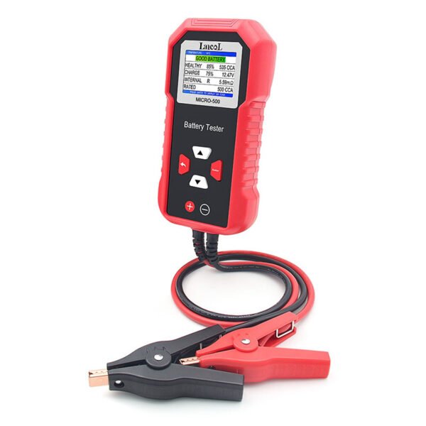 Lancol MICRO-500 12V&24V Battery Tester 40-3000 CCA Lithium Lead Acid Load Test Cranking Charging Test Battery Analyzer - Image 3