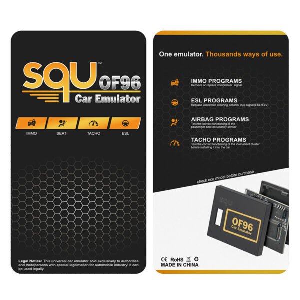 SQU OF96 Car Emulator V96 ECU Repair Simulator - Image 8