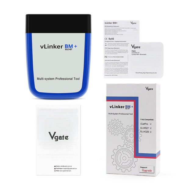 Vgate Vlinker BM+ OBD2 V2.2 Bluetooth 4.0 Car Diagnostic Tool for Bimmer Code - Image 3