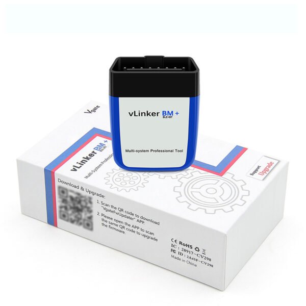 Vgate Vlinker BM+ OBD2 V2.2 Bluetooth 4.0 Car Diagnostic Tool for Bimmer Code - Image 6