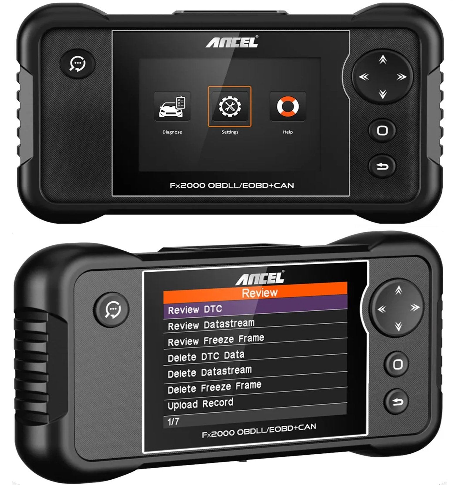 Ancel FX2000 OBD2 Scanner Four System Car Diagnostic Tool Engine/ABS/SRS Support 8 Languages - Image 2