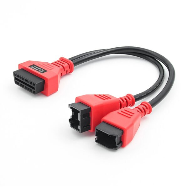 FCA Red Programming Cable 12+8pin for Chrysler Used with Autel Maxisys ...