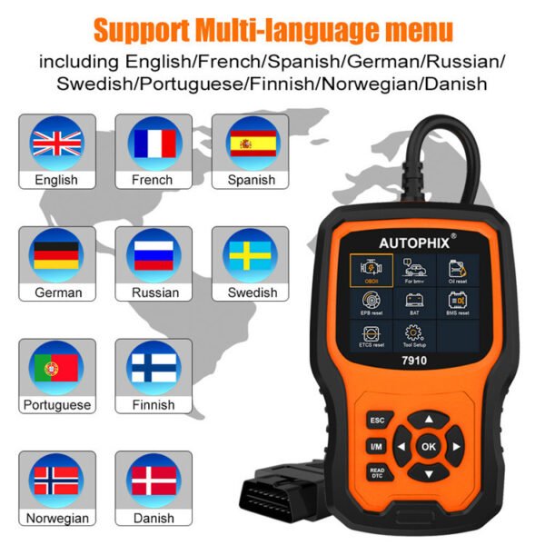AUTOPHIX 7910 OBD2 All System Diagnostic Scanner
