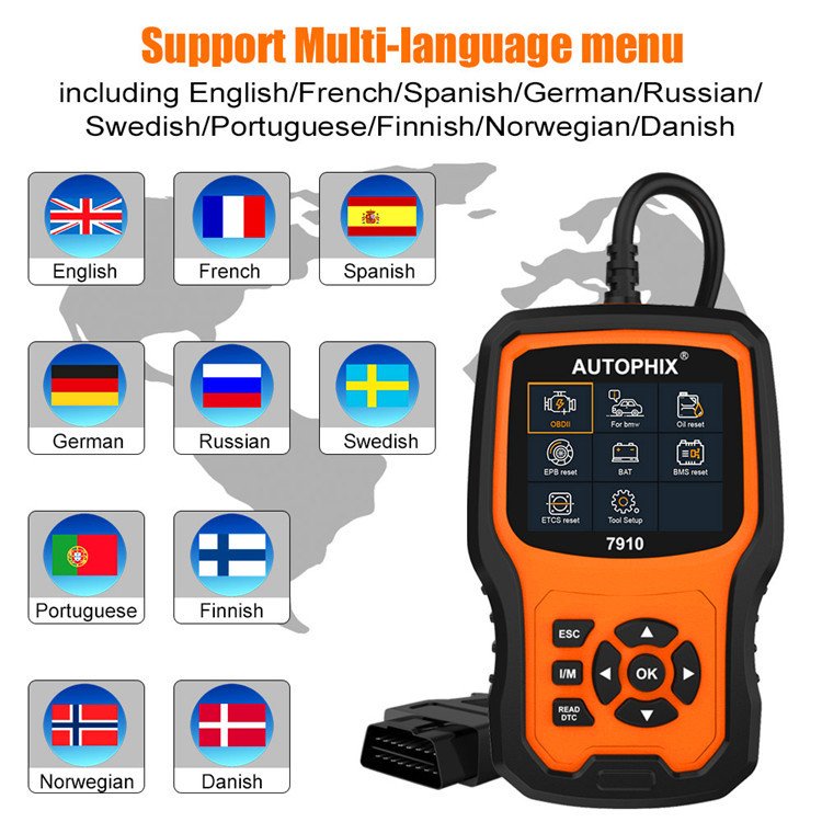 AUTOPHIX 7910 OBD2 All System Diagnostic Scanner