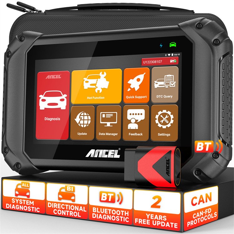 ANCEL V5BT Car OBD2 Scanner Wireless Bi-directional Diagnostic Tool Full System Active Test ABS Oil TPMS SAS BMS CAN-FD - Image 4