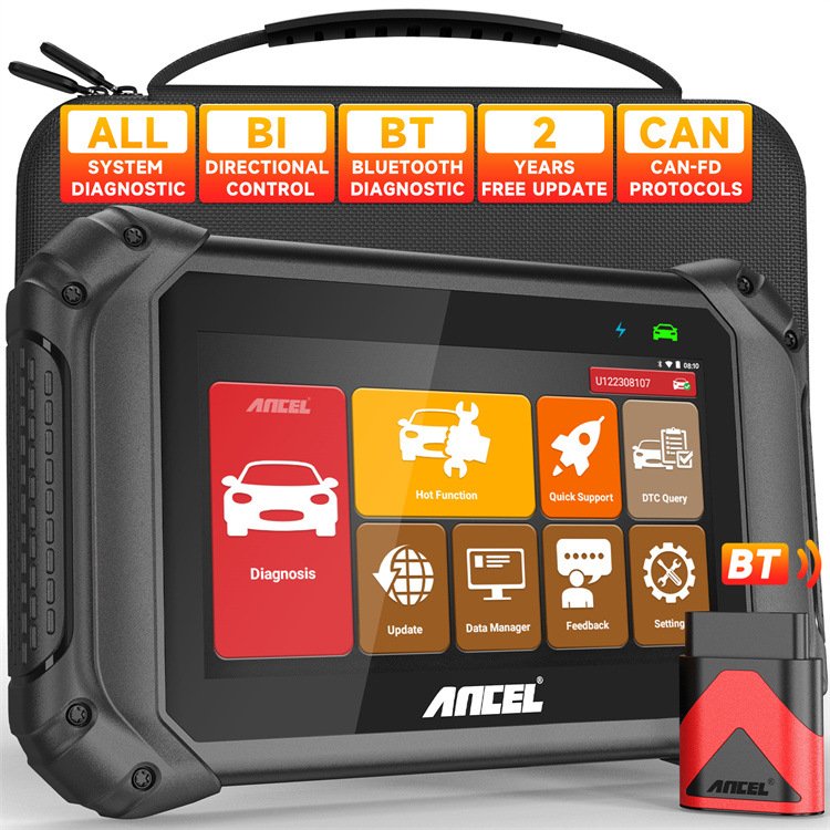 ANCEL V5BT Car OBD2 Scanner Wireless Bi-directional Diagnostic Tool Full System Active Test ABS Oil TPMS SAS BMS CAN-FD - Image 3