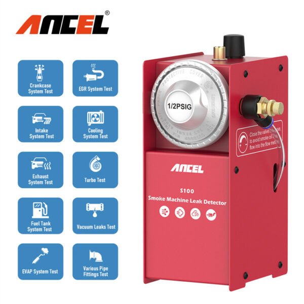 Ancel S100 Car Smoke Leak Detector EVAP Vacuum Leakage Diagnostic Tool DC12V Fuel Pipe Leak Locator Auto Leak Smoke Detector - Image 3