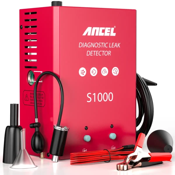 ANCEL S1000 Smoke Generator For Car Pipeline Smoke Leak Detector Tool Automotive Exhaust Gas Analyzer Diagnostic 12V Auto Repair