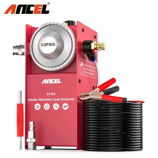 Ancel S100 Car Smoke Leak Detector EVAP Vacuum Leakage Diagnostic Tool DC12V Fuel Pipe Leak Locator Auto Leak Smoke Detector - Image 5
