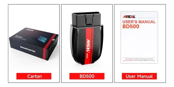 Ancel BD500 OBD2 Scanner Full System Diagnostic Tools EPB Oil Resst Throttle Relearn for VW for Audi OBD2 Automotive Scanner - Image 2