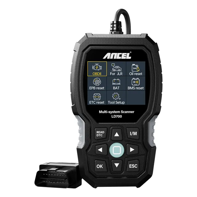 ANCEL LD700 Full OBD2 Diagnostic Tool All Systems Automotive Professional Code Reader Scanner Check Engine For Land Rover Jaguar