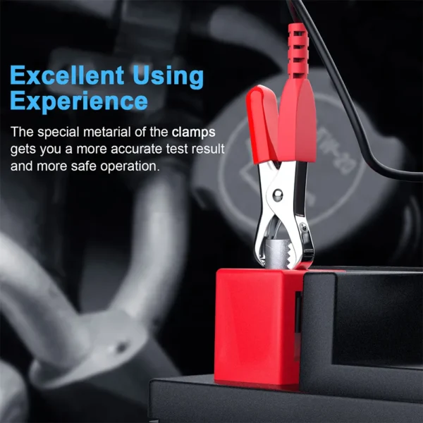Ancel BT500 12V Car Battery Tester Cranking Charging System Test CCA EN JIS MCA Standards Automotive Batteries Analyzer Tool - Image 2