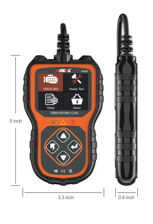 ANCEL AS200 OBD2 Scanner Code Reader Data Stream Automotive Tools Engine Check Car Scanner Professional OBD 2 Auto Diagnostic Tool - Image 4