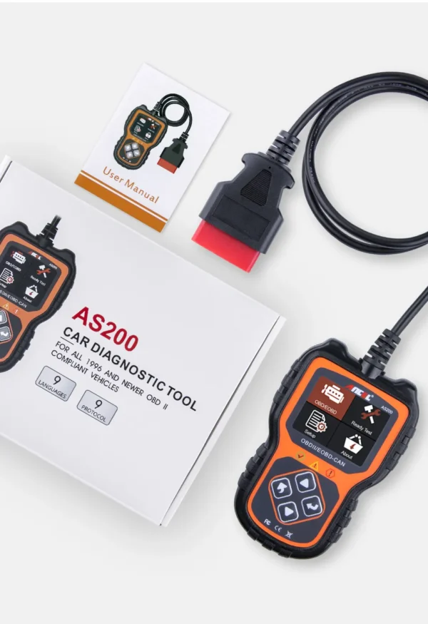 ANCEL AS200 OBD2 Scanner Code Reader Data Stream Automotive Tools Engine Check Car Scanner Professional OBD 2 Auto Diagnostic Tool - Image 5