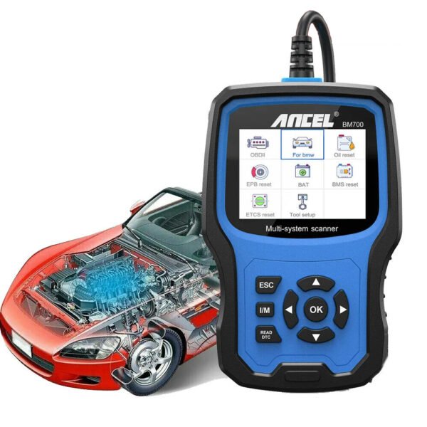 Ancel BM700 OBD2 Automotive Scanner Full System Enhanced Car Diagnostics Auto Fault Code Reader Scanner for BMW After 1998