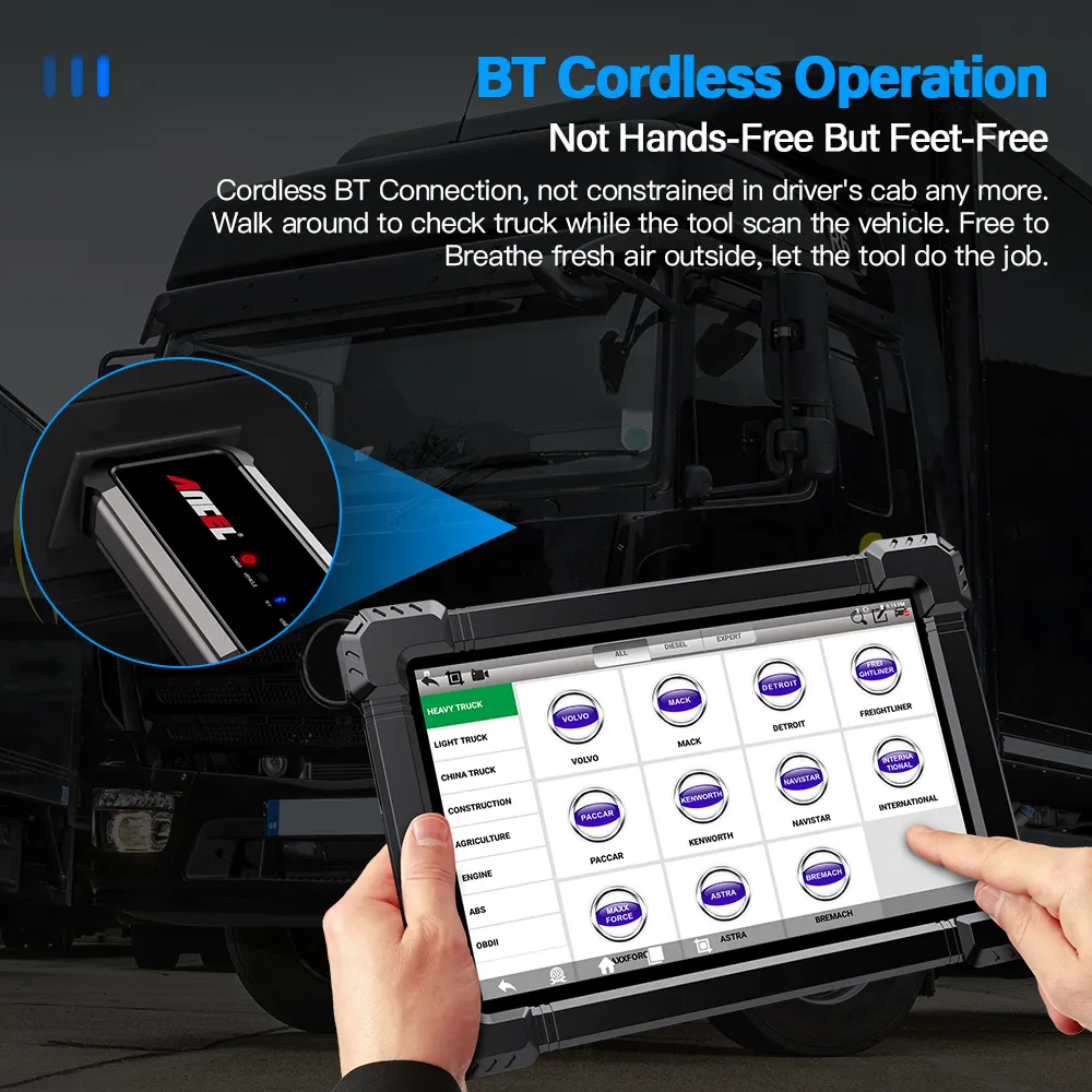 Ancel X7 OBD Diagnostic Tool Heavy Duty Truck Full System Diagnostic Scanner Coding programming - Image 5