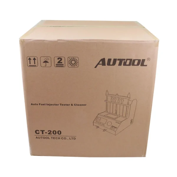AUTOOL CT200 Ultrasonic Fuel Injector Cleaner & Tester Support 110V/220V with English Panel & FSI HPI GDI Injector - Image 15