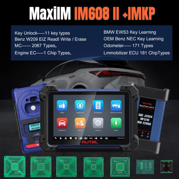 [US Version] 2024 Autel MaxiIM IM608 PRO II (IM608S II/IM608 II) Automotive All-In-One Key Programming Tool Support All Key Lost - Image 9