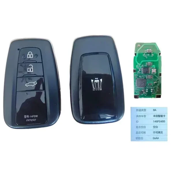 Original Toyota Crown 433MHZ 8A Chip Smart Key NO 3450