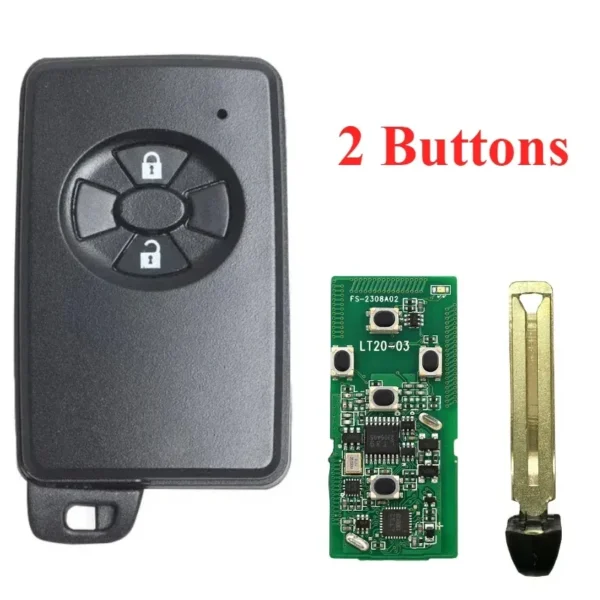 271451-634 Toyota Axio Premio Keyless 4D Chip 312MHZ 2 3 Button Smart Key replacement Keyless Go - Image 3