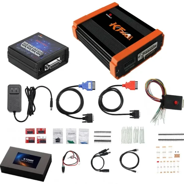 V2024 KT200II Car Truck Motorbike Tractor Boat TCU ECU Flash Tool KT200 II Add More Protocols Over KT200