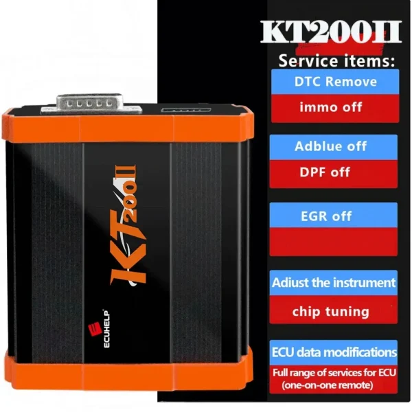 V2024 KT200II Car Truck Motorbike Tractor Boat TCU ECU Flash Tool KT200 II Add More Protocols Over KT200 - Image 7