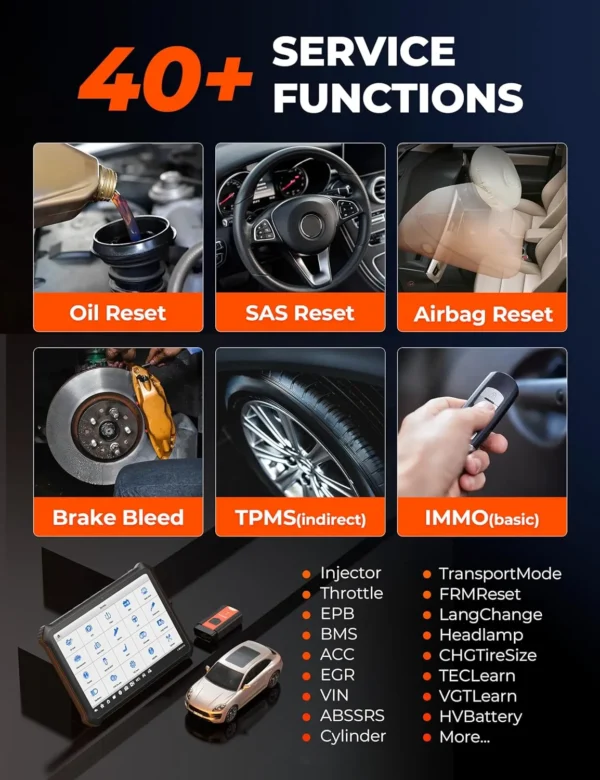 OTOFIX D1 PROS Car Diagnostic Tool with Android 11.0 Support ECU Coding, 40+ Service, Full System, FCA AutoAuth - Image 9
