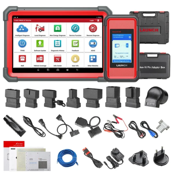 2024 LAUNCH X431 PRO5 PRO 5 with J2534 Smartlink 2.0 Bi-directional Diagnostic Tool CANFD DoIP HD Supports Online Programming and Topology Mapping - Image 8