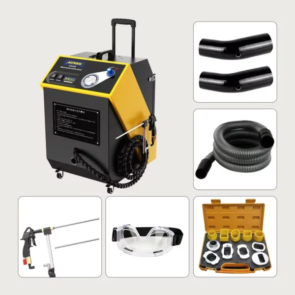 AUTOOL HTS678 110V/220V Automotive Walnut Blaster Vacuum Car Engine Carbon Cleaner Machine Additive Products - Image 4