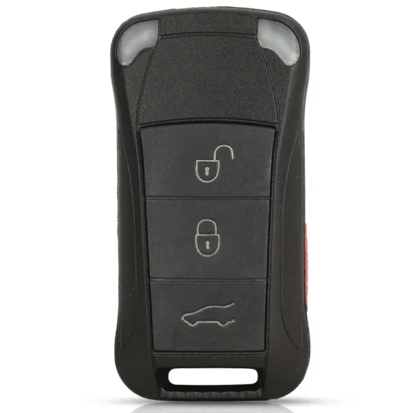 Car Key For Porsche Cayenne GTS 2/3/4 buttons Remote 315/433MHZ Flip Folding Car Key Shell ID46 PCF7946 - Image 2