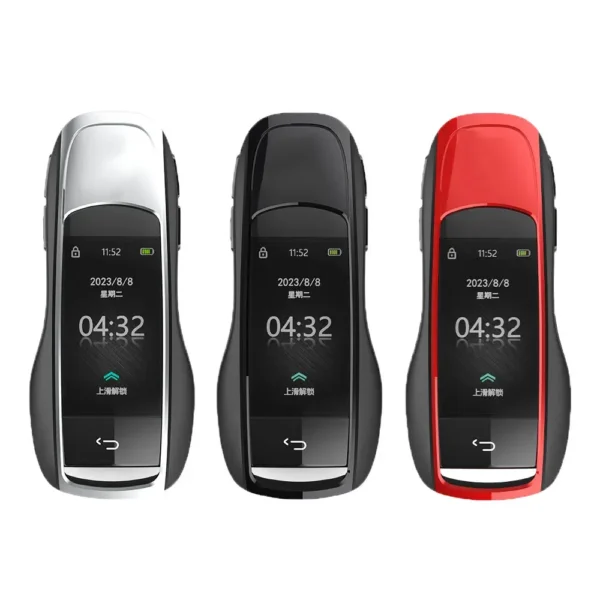 Remote Smart LCD Key Screen Display For Porsche 911 977 718 Cayenne Panamera Macan Taycan Keyless Entry Car System