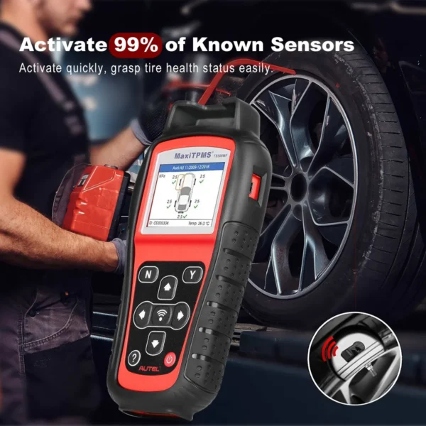 Autel MaxiTPMS TS508WF TPMS Programming Tool MX-Sersors 315/433MHz, Relearn/Activate All Sensors, Read/Clear DTCs, TPMS Reset, Support Lifetime - Image 7