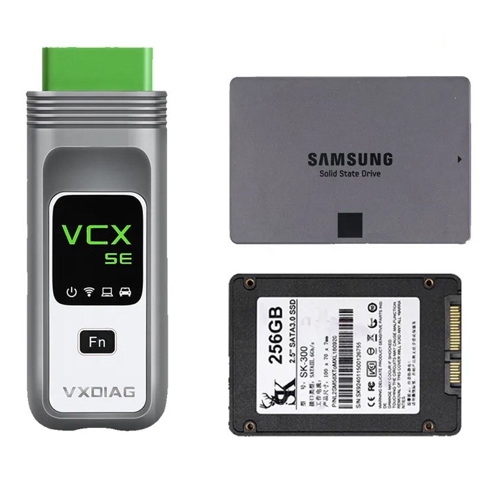 Complete Version VXDIAG VCX SE DOIP Support 13 Car Brands incl JLR DOIP & PW3 with 2TB & 256GB Software SSD
