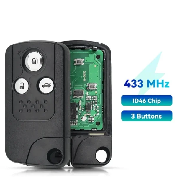 313.8Mhz 433Mhz ID46 Chip PCF7953 2/3 Buttons Remote Car Key For Honda CRV 2012 2013 Crosstour 2010 Holder Smart Key - Image 3