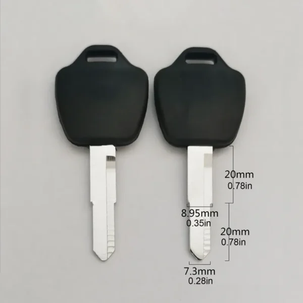 Blank KEY Shell Ignition Key for -Honda D-175 Motorbike Scootor Metal + Rubber - Image 3