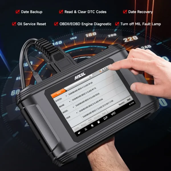 ANCEL DM500 Car Cluster Calibration Tools OBD2 Scanner Oil Reset Instrument Adjustment Tool Code Reader Car Diagnostic Tool - Image 3