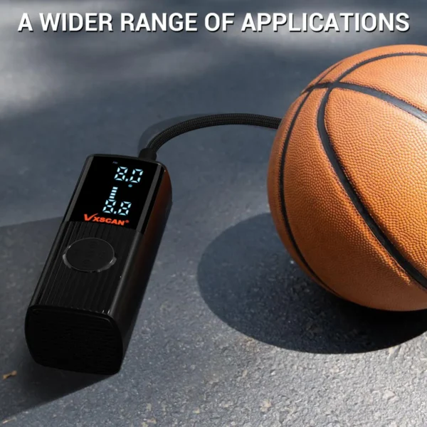 Tire Inflator Portable Air Compressor,Wireless Inflatable Pump, Air Pump Suitable for Car Bike Ball Cigarette Lighter and Power Supply 2-1 - Image 10