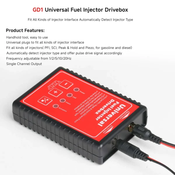 GD1 Universal Fuel Injector Drivebox Fit All Kinds of Injector Interface Automatically Detect Injector Type - Image 7