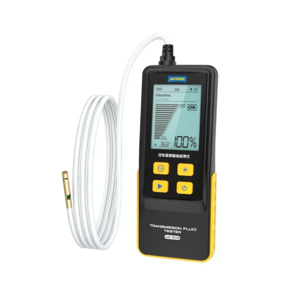 AUTOOL AS505 Car Transmission Fluid Tester ATF Exchanger Gearbox Oil Tester Tool Digital Display for Gasoline Petrol Engine