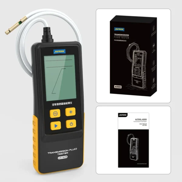 AUTOOL AS505 Car Transmission Fluid Tester ATF Exchanger Gearbox Oil Tester Tool Digital Display for Gasoline Petrol Engine - Image 2