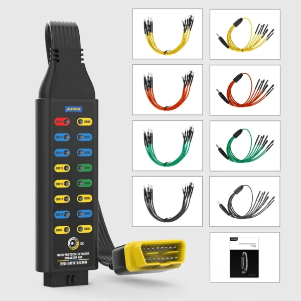 AUTOOL OBD2 Automotive Diagnostic Protocol Detector Break Out Box Tester OBDII Diagnostic Scan Tool Assistant CAN Test Box Fault - Image 6