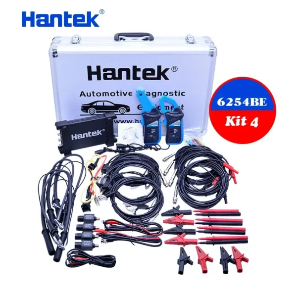 Hantek 6254BE Automotive Digital Diagnostic Oscilloscope USB PC 1GSa/s 250MHz 4CH Oscilloscope Equipped with HT25COP/CC65/CC650 - Image 13